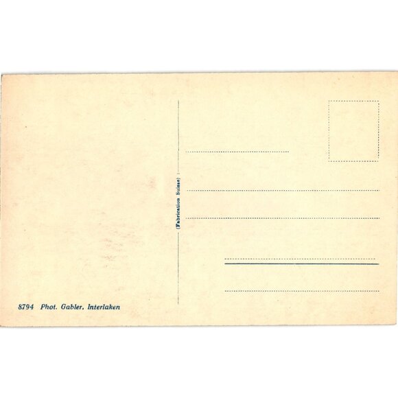 Ziegen Im Berner Oberland Real Photo Postcard Gabler Switzerland 8794 - Picture 2 of 2